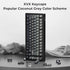 HITIME XVX PBT Keycaps-MOA Set, 132 Keys Custom Keycaps for 60 65 75 100 Percent Cherry Gateron MX Switches, Gray