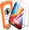 UniqueMe Screen Protector for iPhone 15 Pro Max, Military Grade Shatterproof, 9H+ Hardness, 2 Packs