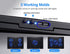 Laptop Cooling Pad for 17inch 15.6 14 13 12inch, Gaming Cooler with 5 Quiet Fans, LED Lights, 2 USB Ports, Adjustable