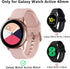 3 Pack Case Compatible with Samsung Galaxy Watch Active 40mm, NAHAI TPU Slim Plated Scratch-Resist Bumper Shell,