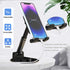 Rotatable Cell Phone Stand for Desk, Height Angle Adjustable Phone Holder Portable Phone Stand Compatible for Most Smartphones iPhone 14, Pro, Pro Max, 13 12 X XS