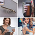 4 Pcs Diamond Cell Phone Ring Holder Stand, Transparent Finger Grip Clear Phone Ring Grip for Back of Phone Compatible