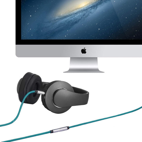 AUX Extension Cable 25FT, 3.5mm Male to Female Stereo Audio Extension Cable for iPhone, iPad, Smartphones