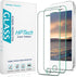 HPTech 2-Pack Tempered Glass for iPhone SE 2016, iPhone 5S, iPhone 5, iPhone 5C Screen Protector, Easy to Install,