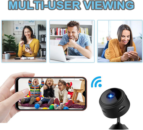 Hidden Wireless Camera, Mini Spy WiFi 1080P HD Camera for Home Security, APP Control, Night Vision