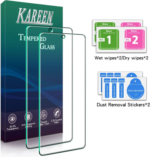 KAREEN (2 Pack) Screen Protector for Samsung Galaxy A53 5G - Tempered Glass, Anti Scratch, Bubble Free
