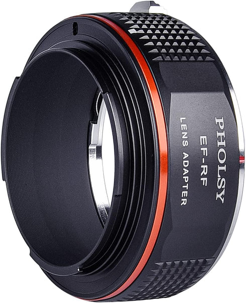 Lens Mount Adapter Manual Focus for Canon EF Lens to Canon EOS RF-Mount Camera Body, EOS to EOS R, EF to EOS R