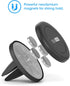 TechMatte Car Mount, MagGrip Air Vent Magnetic Holder for Smartphones, Black