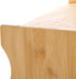 Lyellfe Bamboo CD Holder Rack, DVD Display Shelf for Movie Cases, Holds up to 32 CD Cases