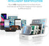 MSTJRY Charging Station for Multiple Devices - 5 Port Multi USB-A Charger Station with Power Switch for iPhone, iPad