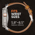 Suitisbest Leather Bands Compatible for Apple Watch Ultra Band 49mm 45mm 44mm 42mm Genuine Leather Strap