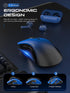 RAPIQUE 2.4 Bluetooth Wireless Mouse - Dual Bluetooth & GHz USB Receiver, Comfortable Grip, Quiet Clicks, Low Power