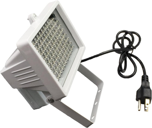 IR Illuminator 850nm 96 LED Night Vision Waterproof Lamp, Long Range 80m, Wide Angle 60 Degree for CCTV Cameras