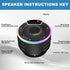 Bluetooth Speakers, IPX7 Waterproof Shower Speaker with LED Display, FM Radio, Suction Cup, Built-in Mic, Best Gifts