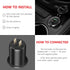 Quick Charge 3.0 Car Charger, 12V/24V 35W QC3.0/2.0 USB Charger Socket, 3 USB Power Outlet Fast Charge with Wire Fuse