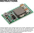 Weewooday 20 Pieces Mini Voltage Reducer Module, Adjustable DC 4.5-24V to 5V 3A Buck Converter Power Supply
