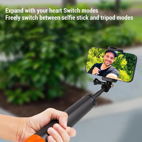 Yunir 4 1 5 4 3 X4 X3 2 in Selfie Stick Floating Hand Grip Tripod Extendable Selfie Monopod,Snorkeling Underwater