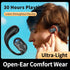 Open-Ear Wireless Headphones, Single Left Ear Bluetooth Headset, 30 Hours Playtime, Sports Earbud for Running & Driving