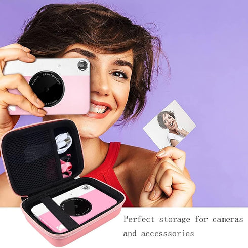 Leayjeen Kids Camera Case for Kodak Printomatic Digital Instant Print Camera (Case Only) (Pink)