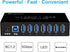 USB 3.0 Hub, 7-Port Powered USB Hub 3.0 with Metal Case, 36W AC Adapter-Type A