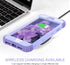 BENTOBEN iPhone SE 2022 & 2020 Case, Heavy Duty 3-in-1 Rugged Shockproof Hybrid, Light Purple/Lavender.