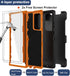 Galaxy Note 20 Ultra Case - Military Grade Heavy Duty Shockproof Cover with Belt Clip Holster & 2 Screen Protectors