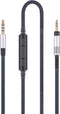 Audio Replacement Cable with In-Line Mic, Volume Control, Compatible with Sennheiser HD598, HD599, Samsung Galaxy