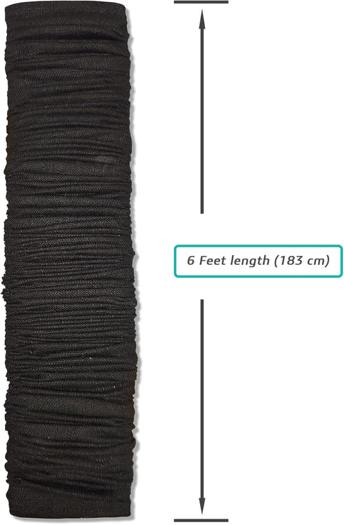 2 6 Pcs Fabric Cord Cover & Chandelier Chain Cover Each Feet Long, Easy to Install, Ideal for Chandeliers, Lighting