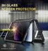 iPhone 14 Pro Max Privacy Case - Anti Peep, 9H Glass Screen Protector, Full Body Protection, MagSafe & Wireless Charger