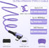USB Type C Cable 6FT 3Pack Fast Charging Right Angle Cable for iPhone 15 Pro, Samsung Galaxy A55 A35 A33 A32 5G