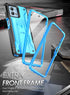 Poetic Revolution Case for Motorola Moto G Stylus 4G 2023 - Rugged, Shockproof, 20FT Drop Tested, Light Blue, Kickstand