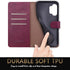 SUANPOT Samsung Galaxy A32 5G RFID Blocking Leather Wallet Case, Shockproof Cover for Women Men