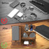 Wooden Phone Docking Station Organizer for Dad Birthday Gifts, Nightstand Organizer, Desk Organizer Wood Gifts for Men