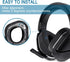 GVOEARS Cooling Gel Ear Pads for Turtle Beach Stealth 700 Gen 2 / Gen 2 MAX Wireless Gaming Headset, Black Replacement