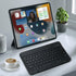 KUNSI Bluetooth Keyboard for iPad, Rechargeable Slim Portable Wireless Keyboard for iPad Tablets, Compatible for All