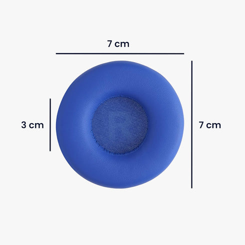 kwmobile Ear Pads for JBL Tune 600 / 500BT / 510BT / 520BT / 450 - 2X Replacement Earpads - Blue