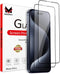 Apple iPhone 15 Pro Tempered Glass Screen Protector (2 Pack) - Durable, high clarity, and easy to install.