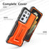 ExoGuard for Samsung Galaxy S21 Ultra 5G Case, Rubber Shockproof Full Body Cover with Built-in Kickstand