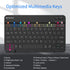 Fintie 10-Inch Ultrathin Wireless Bluetooth Keyboard for iPad, Samsung Tablet, iPhone, Android, Black