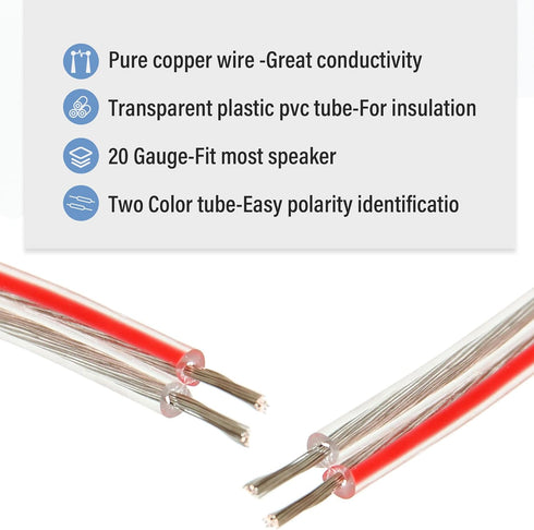 RED WOLF Speaker Wiring Harness Connector, Compatible with Honda 1986-2013 Civic Accord, 4 PCS
