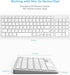 Wireless Bluetooth Keyboard for Apple Mac OS, US QWERTY Layout, Scissor Keys, Rechargeable Battery, Compatible with