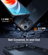 TORRAS 15 Pro Case, Black - Slim Shockproof Design, 12FT Military Grade Drop Tested, Anti-Fingerprint & Scratch Matte