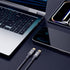KMMXXCPM 10ft/3 4/3,usb4 40gbps 240W charging,8K/4K long usb c to usb c cable M Compatible With Thunderbolt cable