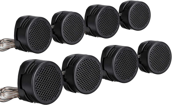 Stark Industries High Performance Neodymium Silk Dome Tweeters - 500 Watt Max Power, 4 Pairs