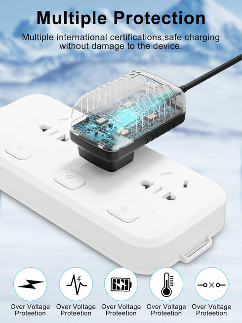 XWNV HDD082/17 HDD120/17 MP3 Ac Dc Adapter Compatible with Philips GoGear Player Power Charger