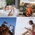 Lanhiem IP68 Waterproof Dustproof Case for Samsung Galaxy S9+ Plus, Built-in Screen Protector, Rugged Full Body