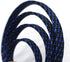 30ft PET Expandable Wire Cable Sleeve (1/4", Blue & Black)