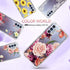 Osophter Galaxy A32 5G Case: Girls Women Flower Floral with Screen Protector, Flexible TPU Rubber Cover