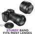 Altura Photo 5 Pcs Lens Cap Keeper - Camera Lens Cap Leash for DSLR & Mirrorless Lenses - Tether/Lens Holder for Canon,