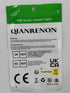 QIANRENON 10Gbps USB C 3.1 Fixed Mount Connector Short Cable PD 60W USB Type C Male to Female Adapter